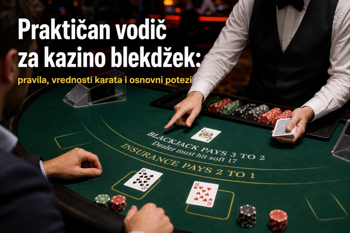 Praktičan vodič za kazino blekdžek: pravila, vrednosti karata i osnovni potezi